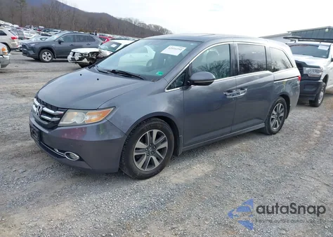 2014 Honda Odyssey Touring/Touring Elite from USA, damaged, VIN 5FNRL5H97EB102659